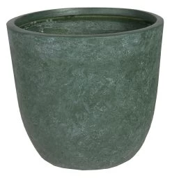 Bloempot Arizona Egg Cypress Wash - D25 X H25cm - Groen