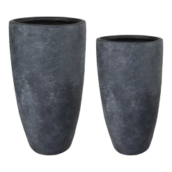 Tuinbenodigdheden Bevordering -Tuinbenodigdheden Bevordering arizona high vase graphite d44h77 bloempot 6 7