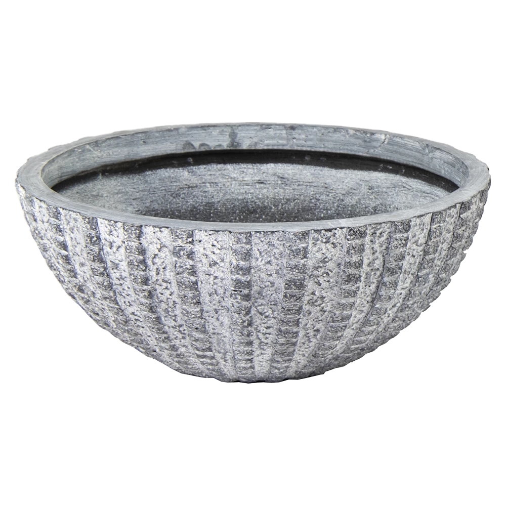 Plantenschaal Arkansas - D36 X H16.5cm - Lichtgrijs 3 Plantenschaal Arkansas - D36 X H16.5cm - Lichtgrijs