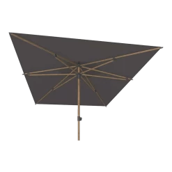 Azzurro Stokparasol 200 X 300 Cm - Charcoal / Woodlook
