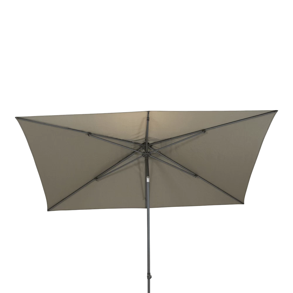 Azzurro Stokparasol 200 X 300 Cm - Taupe 4 Azzurro Stokparasol 200 X 300 Cm - Taupe - Afbeelding 2