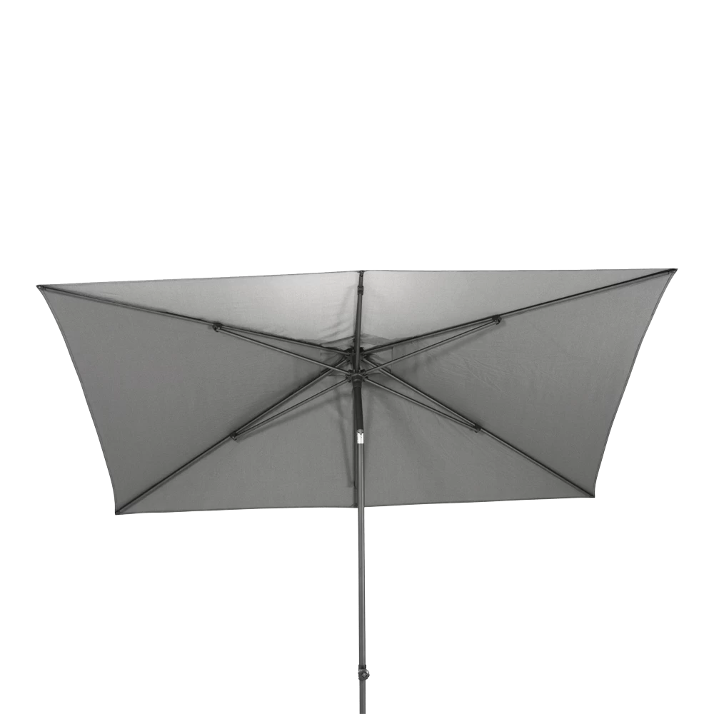 Azzzurro Stokparasol 200 X 300 Cm - Mid Grey 4 Azzzurro Stokparasol 200 X 300 Cm - Mid Grey - Afbeelding 2