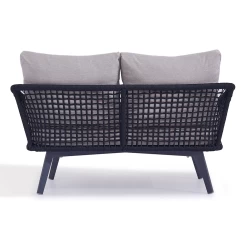 Barcelona 4-delige Stoel-bank Loungeset Met Salontafel -Tuinbenodigdheden Bevordering barcelona 4 delige stoel bank loungeset met salontafel 5