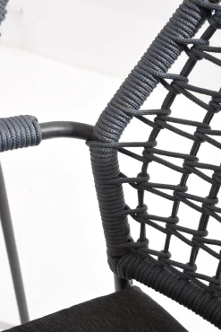 Barista Dining Stoel - Blauw - Incl. Kussen -Tuinbenodigdheden Bevordering barista dining stoel blauw incl kussen 5 3