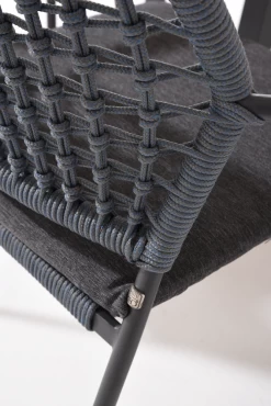 Barista Dining Stoel - Blauw - Incl. Kussen -Tuinbenodigdheden Bevordering barista dining stoel blauw incl kussen 6 3