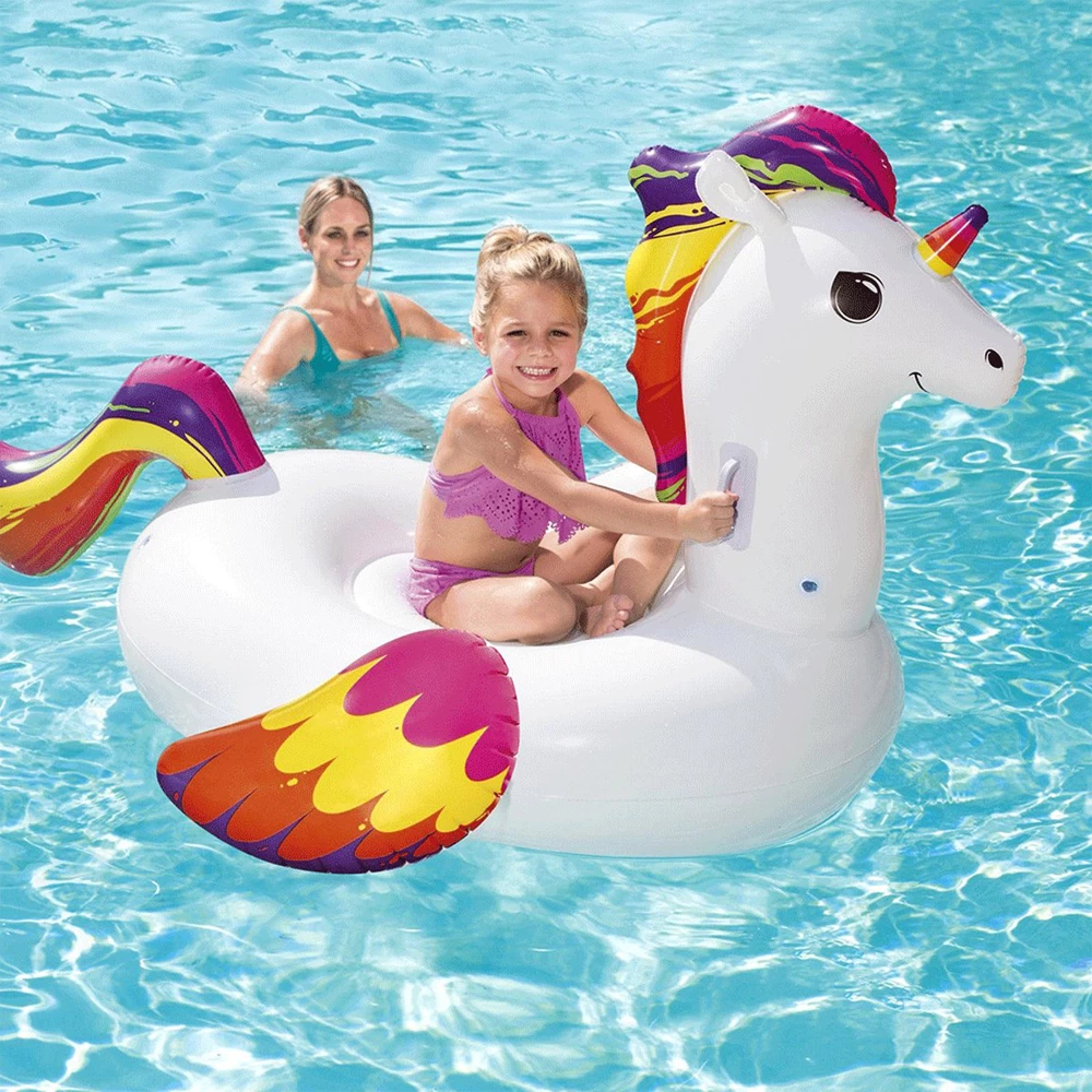 Bestway Fantasy Unicorn Opblaasfiguur - 150cm 4 Bestway Fantasy Unicorn Opblaasfiguur - 150cm - Afbeelding 2