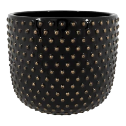 Bloempot Bolino - D21 X H17cm - Shiny Black