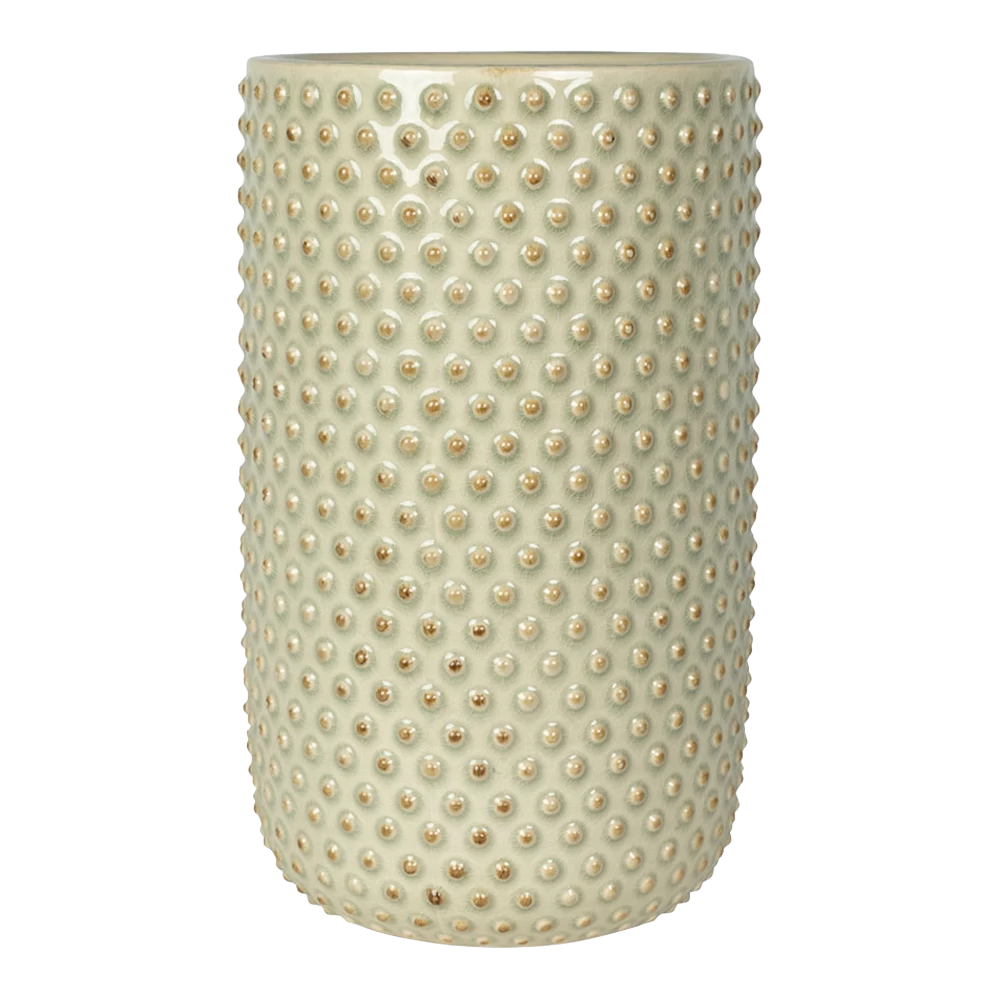 Bloempot Bolino Hoog - D18 X H29cm - Mint 3 Bloempot Bolino Hoog - D18 X H29cm - Mint