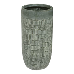 Bloempot Dean Hoog - D34 X H63,5cm - Groen