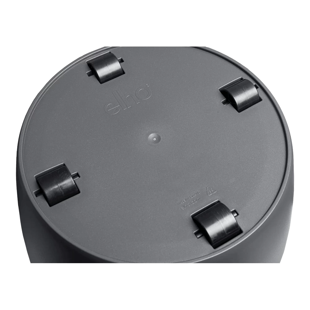 Bloempot Elho Brussels Rond 40cm - Met Wielen - Antraciet - Afbeelding 4