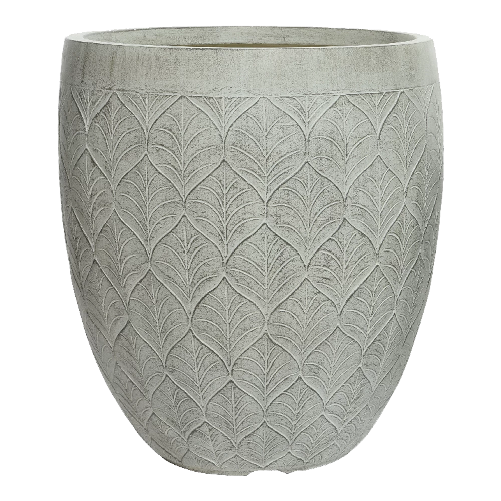 Bloempot Ella - D31 X H33cm - Lichtgrijs 3 Bloempot Ella - D31 X H33cm - Lichtgrijs