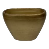 Bloempot Shanon Ovaal - L28 X B16 X H21cm - Mat Goud