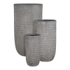Bloempot Tallinn - D43,5 X H78,5cm - Zwart-grijs -Tuinbenodigdheden Bevordering bloempot tallinn hoog zwart grijs bloempot 1