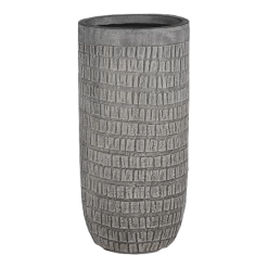 Bloempot Tallinn - D43,5 X H78,5cm - Zwart-grijs 5 Bloempot Tallinn - D43,5 X H78,5cm - Zwart-grijs -Tuinbenodigdheden Bevordering bloempot tallinn hoog zwart grijs bloempot 1 1