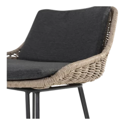 Bohemian Bar Stoel - Naturel - Incl. Kussen -Tuinbenodigdheden Bevordering bohemian bar stoel naturel incl kussen 4 1