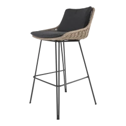 Bohemian Bar Stoel - Naturel - Incl. Kussen -Tuinbenodigdheden Bevordering bohemian bar stoel naturel incl kussen 5 1