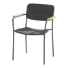 Bora Dining Stoel Met Teak Armleuning - Antraciet 2 Bora Dining Stoel Met Teak Armleuning - Antraciet -Tuinbenodigdheden Bevordering bora dining stoel met teak armleuning antraciet 1 1