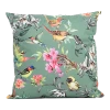 Buitenkussen Vogels Groen 45x45cm - Tuinkussen -Tuinbenodigdheden Bevordering buitenkussen vogels groen 45x45cm tuinkussen polyester 1