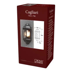 Konstsmide Cagliari 230V Wandlampr Flush 36cm, E27 Max 100W -Tuinbenodigdheden Bevordering cagliari 230v wandlampr flush 36cm e27 max 100w netstroom 3