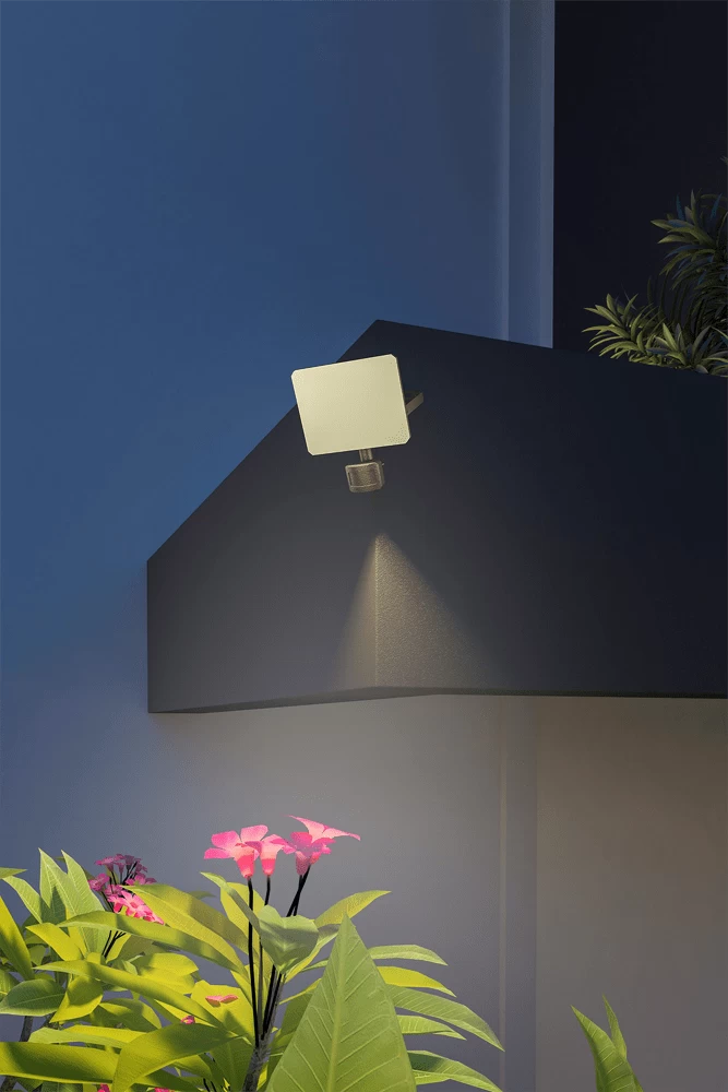 Calex Smart Outdoor LED Schijnwerper Met Bewegingssensor - 20W 2000lm - Afbeelding 4