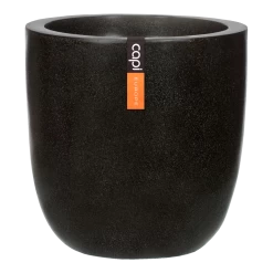 Capi Bloempot Bol Lux Terrazo - D45 X H44cm - Zwart