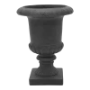 Bloempot French Vase - D40 X H54cm - Donkergrijs -Tuinbenodigdheden Bevordering clayfibre french vase m graphite d40h54 bloempot 1