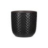 Bloempot Daan - D19 X H17.5cm - Zwart -Tuinbenodigdheden Bevordering daan pot rond zwart h17 5xd19cm bloempot 1 4