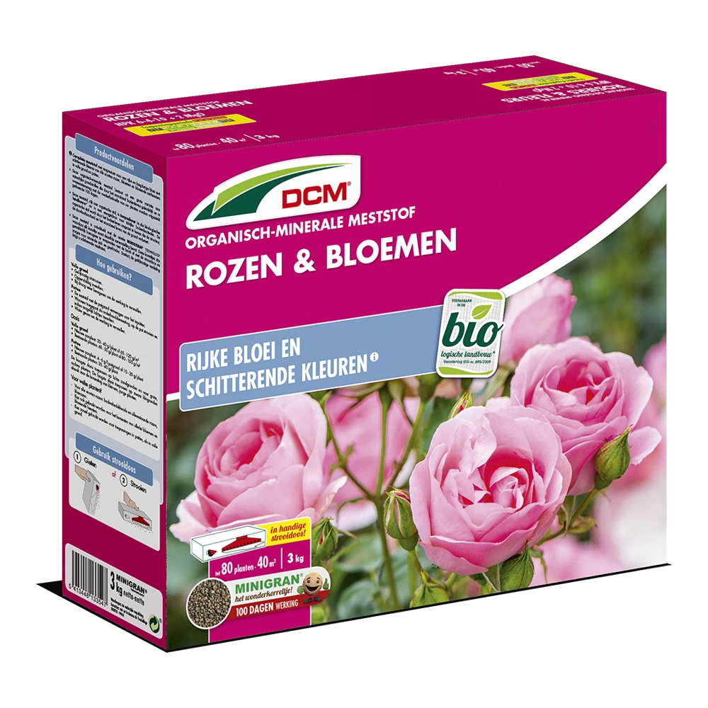 DCM Meststof Rozen & Bloemen - 3kg - Tuinplanten Voeding 3 DCM Meststof Rozen & Bloemen - 3kg - Tuinplanten Voeding