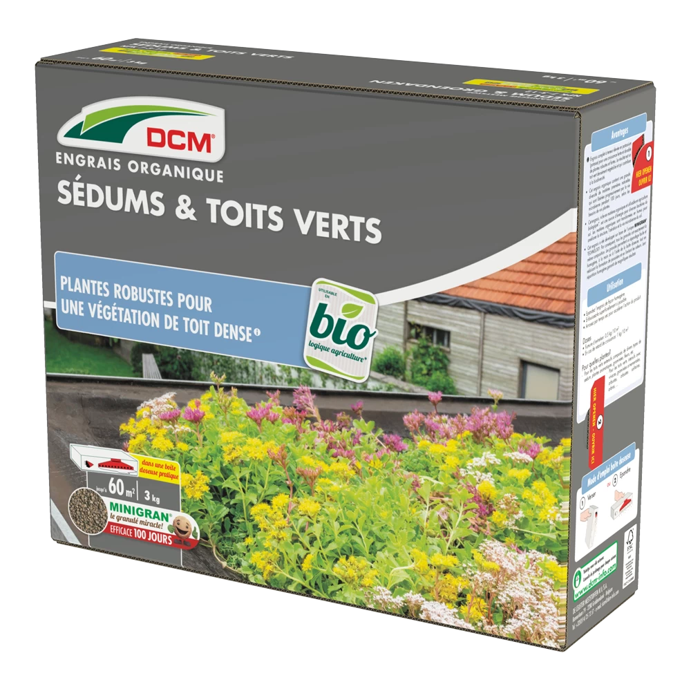 DCM Meststof Sedum & Groendaken - 3kg - Tuinplanten Voeding 3 DCM Meststof Sedum & Groendaken - 3kg - Tuinplanten Voeding