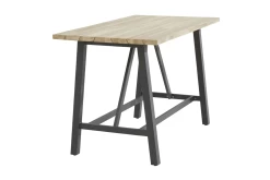 Derby Teak Bartafel - 160 X 90 X 105 Cm - Naturel -Tuinbenodigdheden Bevordering derby teak bartafel 160x90x105 cm naturel 2 5