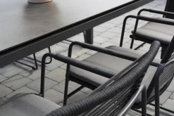 Elba Dining Stoel - Antraciet - Incl. Kussen -Tuinbenodigdheden Bevordering elba dining stoel antraciet incl kussen 4 3