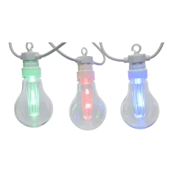 Lumineo Feestverlichting Lichtsnoer - 950cm - 20 LEDS - Multi -Tuinbenodigdheden Bevordering feestverlichting lichtsnoer 950cm 20 leds multi netstroom 3 3