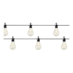 Lumineo Feestverlichting Lichtsnoer - Classic Vorm - 950cm - 20 LEDS - Warm Wit -Tuinbenodigdheden Bevordering feestverlichting lichtsnoer classic vorm 950cm 20 leds warm wit netstroom 4 3
