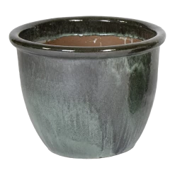 Bloempot Glazed Hp001 - D50 X H39cm - Groen