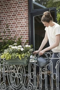 Balkonbak Elho Green Basics XL Allin1 55cm - Bladgroen -Tuinbenodigdheden Bevordering green basics balkonbak xl allin1 55cm plantenbak bladgroen 7 14