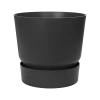 Elho Bloempot Greenville Rond 25cm - Living Black 1 Elho Bloempot Greenville Rond 25cm - Living Black -Tuinbenodigdheden Bevordering greenville rond 25cm bloempot living black 1 7