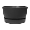 Plantenschaal Elho Greenville 33cm - Living Black 2 Plantenschaal Elho Greenville 33cm - Living Black -Tuinbenodigdheden Bevordering greenville schaal 33cm bloempot living black 1 7