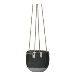 Hangpot Resa - D13,5 X H11,5cm - Donkergrijs