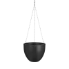 Hangpot Tusca - D22.5 X H19.5cm - Donkergrijs 2 Hangpot Tusca - D22.5 X H19.5cm - Donkergrijs -Tuinbenodigdheden Bevordering hangpot tusca d22 5 h19 5 donkergrijs hangpot 1 5