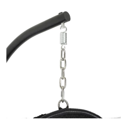 Hangstoel Norway - Inklapbaar - Zwart/Bruin -Tuinbenodigdheden Bevordering hangstoel norway inklapbaar zwart bruin 5