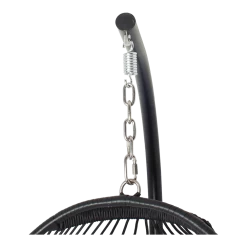 Hangstoel Norway - Inklapbaar - Zwart/Grijs -Tuinbenodigdheden Bevordering hangstoel norway inklapbaar zwart grijs 4