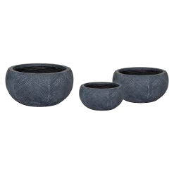 Plantenschaal Iowa Bullet - D31 X H15.5cm - Donkergrijs 5 Plantenschaal Iowa Bullet - D31 X H15.5cm - Donkergrijs -Tuinbenodigdheden Bevordering iowa bullet bowl graphite d31h155 bloempot 6 5