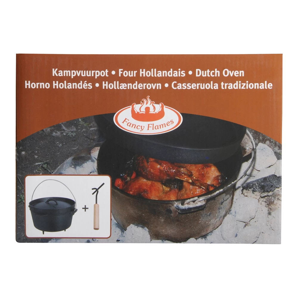 Kampvuurpot 10 Inch - Fancy Flames 4 Kampvuurpot 10 Inch - Fancy Flames - Afbeelding 2