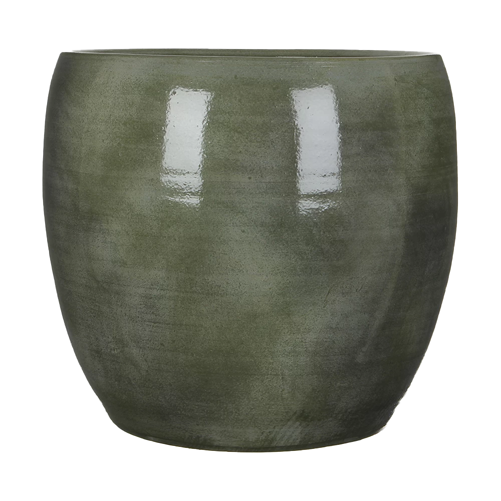 Bloempot Lester - D38 X H35cm - Groen 3 Bloempot Lester - D38 X H35cm - Groen