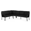 Liv Lounge Dining Set Left Black