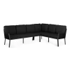 Liv Lounge Dining Set Right Black -Tuinbenodigdheden Bevordering liv lounge dining set right black 1 new