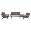 Loungeset Donnan Charcoal -Tuinbenodigdheden Bevordering loungeset donnan charcoal 1 1