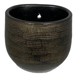 Muur Bloempot Tokio - D20 X H18cm - Goud