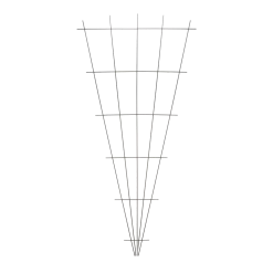 Nature - Metalen Klimrekv Geplastificeerd Groen H145x5/75cm
