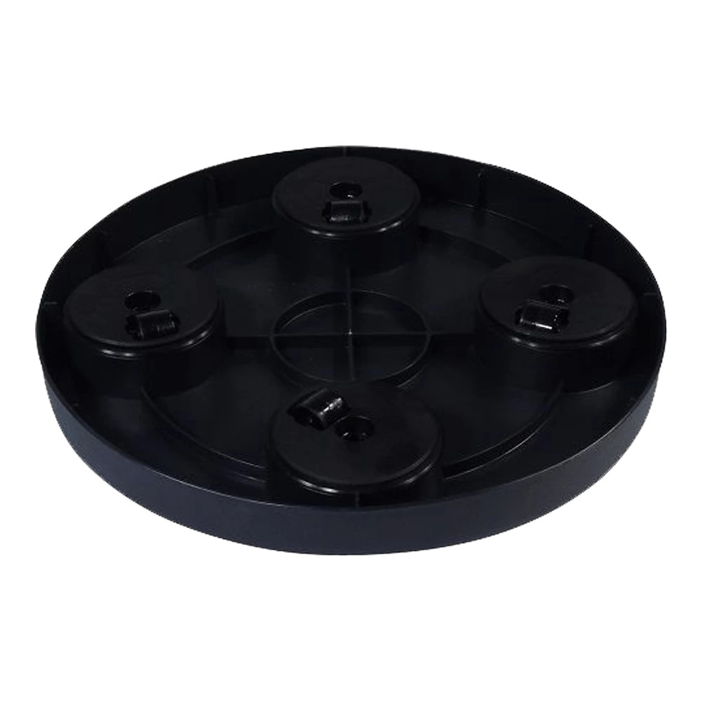 Plantentrolley Rond Kunststof 29cm - Antraciet - Max. 40kg - Nature 4 Plantentrolley Rond Kunststof 29cm - Antraciet - Max. 40kg - Nature - Afbeelding 2